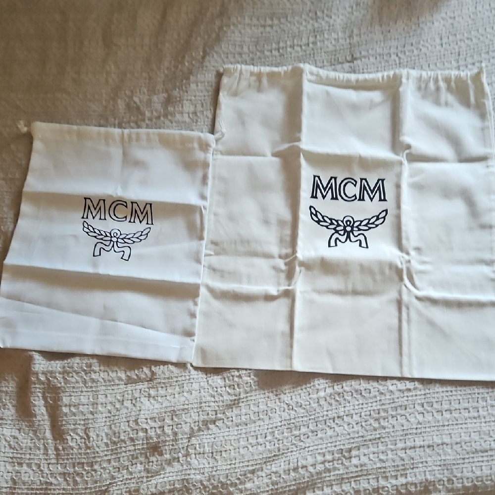 MCM White Dust Bags Set